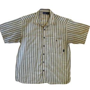 Patagonia Shirt Plaid Seersucker Organic Cotton M
